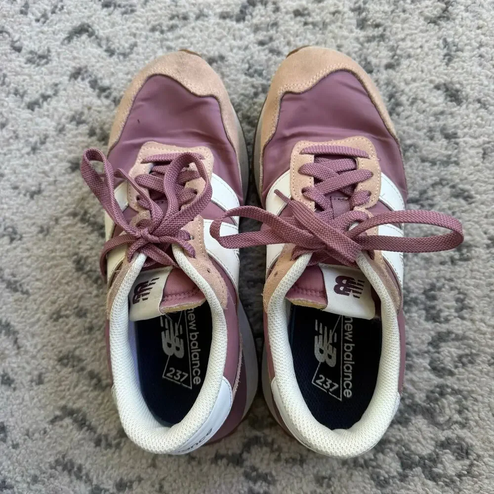 New Balance Women's 237 V1 Sneaker Dark Vintage Rose/Rosewood Size 8